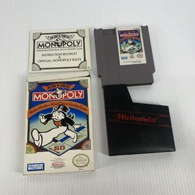 Monopoly Nintendo Nes Game with Box And Instruction