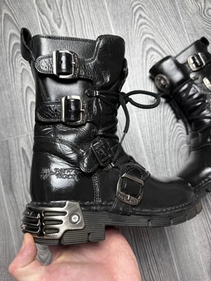 new rock boots women BOOT BLACK PLANING SIZE 37 - Image 1 of 4