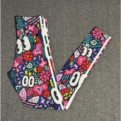 Adidas Originales Trifolio Hattie Stewart Doodle Ojos Leggings - RARO - Talla S Foto 1 de 4