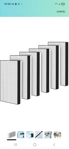 APPLIANCEMATES F1 6-Packs True HEPA Replacement Filter for 3M Filt-rete Room Air - Picture 1 of 5