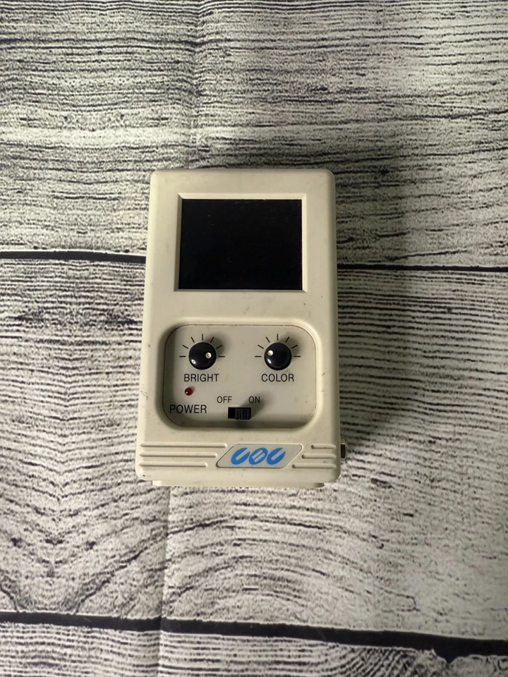 Vintage Ganz Model #PSM-02 Metal Body Color Portable Beige Service Monitor - Image 1 of 4