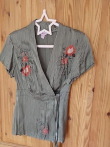 100% SILK monsoon TOP, SIZE 10. Excellent Condition - Picture 1 of 6