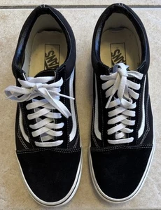 VANS OLD SKOOL Skateboarding Style Mens Black & White Strip Men’s Size 11 - Picture 1 of 12