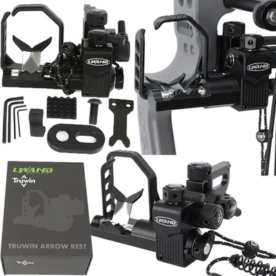 Compound Bow Drop Away Arrow Rest Adjustable Fall Micro Archery Hunting Shooting - Image 1 of 4