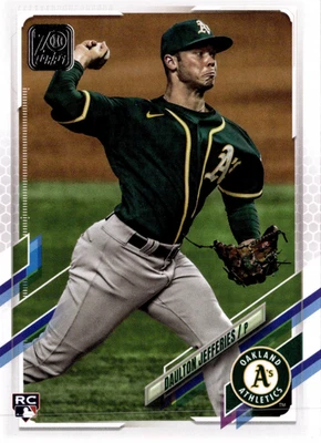 5 CARD LOT - 2021 Topps - Daulton Jefferies #656 - Image 1 of 2