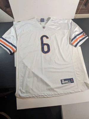 Camiseta Reebok Jay Cutler #6 para hombre talla (56) blanca NFL Chicago Bears quarterback Foto 1 de 4