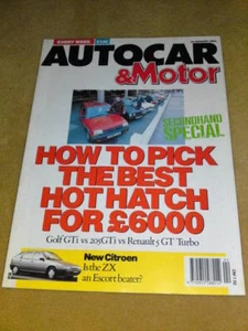 AUTOCAR - CITROEN ZX 23 Jan 1991 Vol 187 No 4 - Imagen 1 de 1