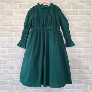 Vestido Largo Trish Scully Hattie Verde Esmeralda Talla 8 Primavera Pascua Fiesta Victoriano - Imagen 1 de 10