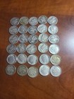 Lot 30 Roosevelt & Mercury Dimes Mixed Dates 90% Silver Circulated