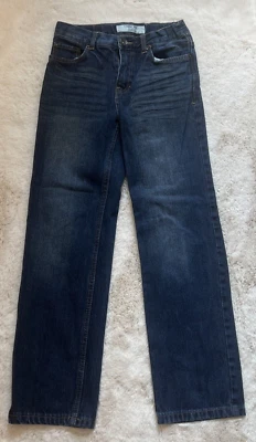 Pantalones de mezclilla CHEROKEE 12 azules calce recto cintura ajustable para niños Foto 1 de 4