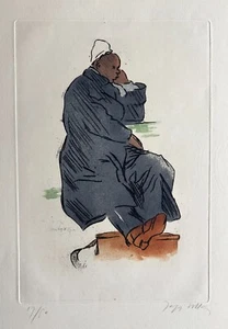 JACQUES VILLON "Au Val-de-Grâce" 1905 Etching Aquatint  Signed Numbered MATISSE - Picture 1 of 6