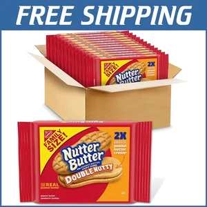 Double Creamy Peanut Butter Sandwich Cookies - Perfect for Families, 12 Count - Picture 1 of 19