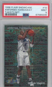 1998 Flair Showcase Anfernee Hardaway Takeit2.net 741/1000 Psa 9 - Picture 1 of 2