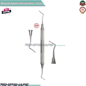 Dental Excavator #17 Endo Spoon 1mm Double Ended Restorative Sharp Instruments - Imagen 1 de 11