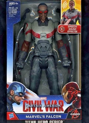 MARVEL'S FALCON ((HABLANDO)) 2015 CAPITÁN AMÉRICA: FIGURA DE ACCIÓN GUERRA CIVIL Foto 1 de 4