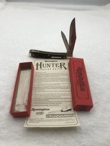 Vintage Remington 1986 Hunter Bullet Knife #R1263 New In Box Made USA Excellent - Picture 1 of 15