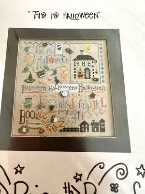 This is Halloween Raise The Roof cross stitch pattern chart 2010 - Image 1 of 3