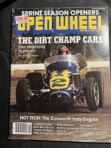 June 1983 Open Wheel Magazine Stock Car Race Al Unser Photos Ron Shuman Indy 500 - Picture 1 of 5