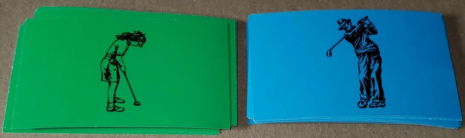 Piezas de repuesto de la edición Monopoly Golf - Solo tarjetas de driver y putter Foto 1 de 4