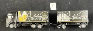 werbetrucks 1:87, Radeberger Brauerei, Bier, Pilsener, Hängerzug, Sondermodell, - Bild 1 von 1
