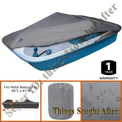 Pedal Boat Storage Cover up to 96" long 3, 4, 5 Person Pond Paddle Lunex RS-1 - Image 1 of 4