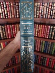 Franklin Library The Laws of Our Fathers SEALED🔥 Scott Turow Leather Signed 1st - Picture 1 of 11