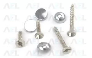 Tornillos de espejo a elegir - tamaño/tipo disponible plano, cúpula, cromo y latón de alta calidad - Imagen 1 de 10