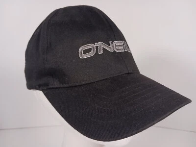Gorra O'neill FlexFit Talla S/M Negra Gris Bordada Logo Ajuste Elástico Foto 1 de 4