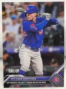 Pete Crow-Armstrong 2023 Topps Now 1st MLB RBI Call-Up RC #859 - CUBS - SP /3645 - Picture 1 of 2