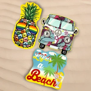 Novelty Design Jumbo Shaped Beach Towels - 3 Assorted Designs - Picture 1 of 4