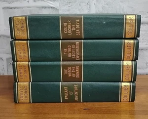 Lowell Thomas Adventure Library HC 1920s 1930s 1940s Books Set of 4 Collier - Picture 1 of 8