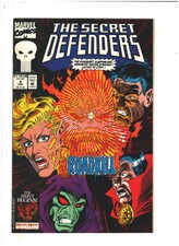 Secret Defenders #4 VF/NM 9.0 Marvel Comics 1993 Sleepwalker,Punisher,Namorita