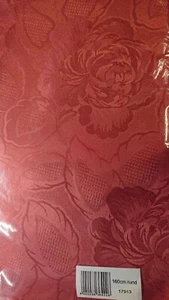 Tischdecken 160 cm rund rot 1 stück neu top  Tisch Abdeckung Tischtuch - Bild 1 von 3