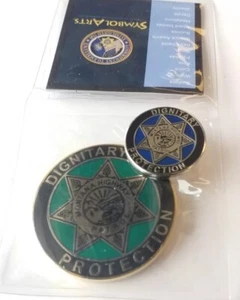 Raro Exonumia Montana Patrulla de Carreteras Protección Digna NGSA Medalla y Pinback - Imagen 1 de 13