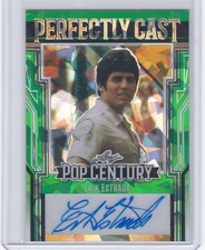 2023 Leaf Metal Pop Century Erik Estrada 1/6 Autograph Card