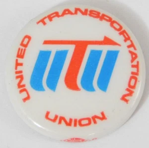 1 United Transportation Union Sombrero Pequeño Chaqueta Abrigo Accesorio Botón Pin - Imagen 1 de 3