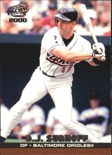 2000 Pacific Baltimore Orioles Baseball Card #61 B.J. Surhoff