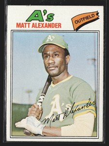 1977 Topps #644 Matt Alexander Very Good