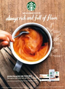 Anuncio de café Starbucks #41 raro 2016 agotado anuncio de revista - Imagen 1 de 2