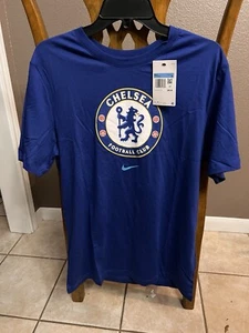 The Nike Tee Chelsea Football Club Soccer Logo T Shirt  Men's Medium - Picture 1 of 3