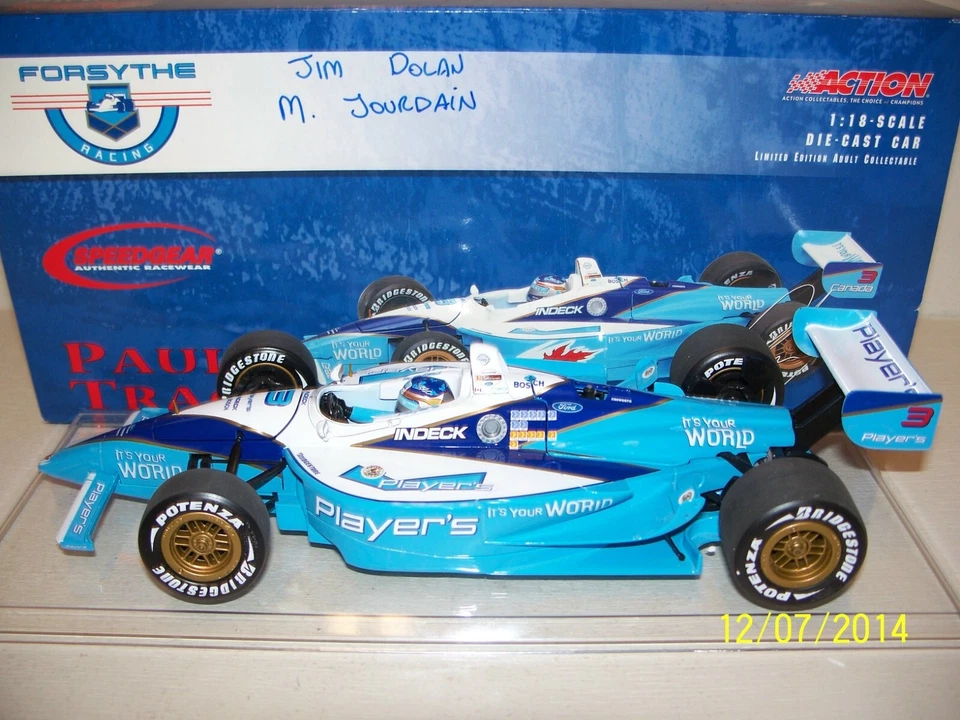 #3 PAUL TRACY "PLAYERS LIVERY" PLUS CHAMP/CENTRIX DECALS  2003 CART CHAMP ACTION - Image 1 of 4