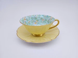 Vintage Shelley Oleander Marguerite Yellow Tea Cup & Saucer - Picture 1 of 11