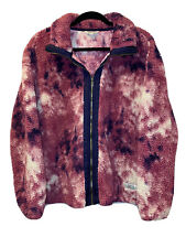 Frye & Co Fleece Jacket Women’s Size XL Tie-Dye Sherpa Dream Mesa Full Zip