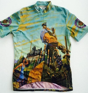 Camiseta Sugoi Tour de Provence 2001 Purple Crush Wine Tours para mujer grande rara - Imagen 1 de 12