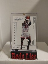 2013-14 Panini Signatures Blue #286 Dennis Rodman 7/10 Chicago Bulls HOF Rare