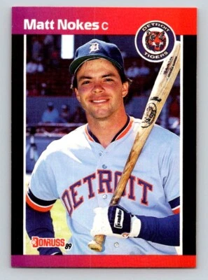 Matt Nokes 1989 Donruss #116 Detroit Tigers - Image 1 of 2