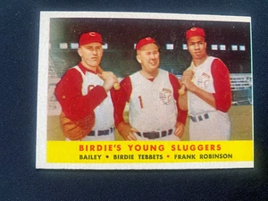 1958 TOPPS BASEBALL #386 - BIRDIE'S YOUNG SLUGGERS -ROBINSON- EXC+++COND - Picture 1 of 2