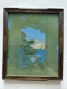 Circe’s Palace 1914 Lithographie P.F Collier & Sohn von Maxfield Parrish 10”x12” - Bild 1 von 6