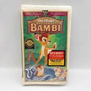 Bambi 55th Anniversary Disney Masterpiece Clamshell VHS Tape NEW Factory Sealed - Bild 1 von 3