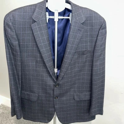 Ralph Lauren Men’s Silk And Wool Blue Patterned Sport coat 46R - Image 1 of 4